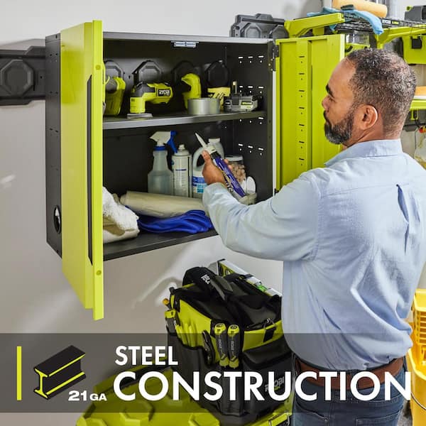 RYOBI LINK Wall Mounted Tool Storage Cabinet STM405 - The Home Depot