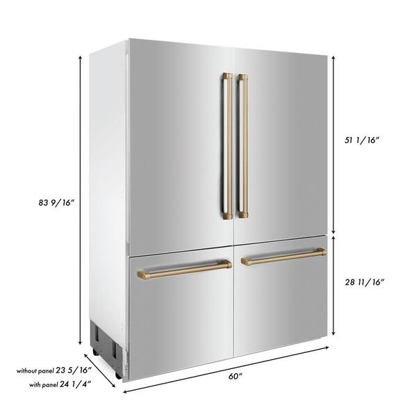 zline counter depth fridge