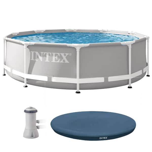 10 ft. Round 30 in. Deep Above Ground Pool Set