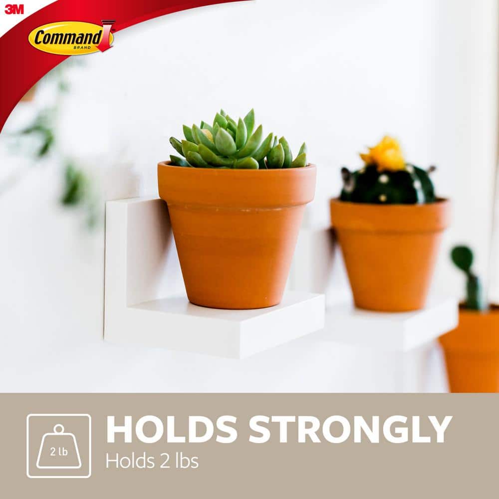 Quartz Plastic Wall Mountable Display Ledges, 4" x 3.5"