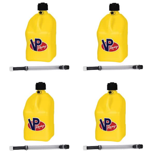 Unbranded 5 Gal. Motorsport Racing Liquid Can (4-Pack) and 14 in. Hose (4-Pack)