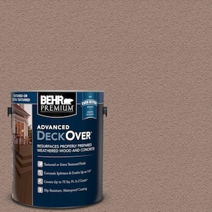 1 gal. #SC-160 Rose Beige Textured Solid Color Exterior Wood and Concrete Coating