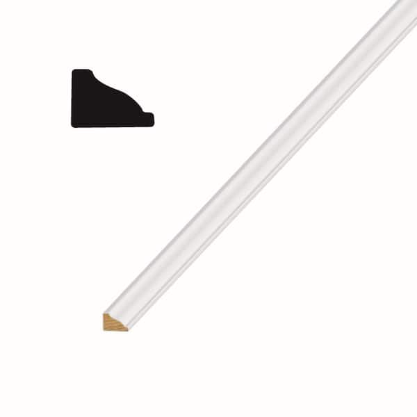 Woodgrain Millwork WM 943 7/16 in. x 5/8 in. x 96 in. Primed Finger-Jointed Door and Window Stop