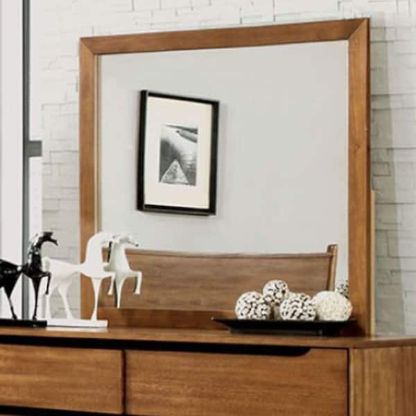 6 -Drawers 35.88 H X 58 W X 17 D Lennart Oak Dresser with Mirror