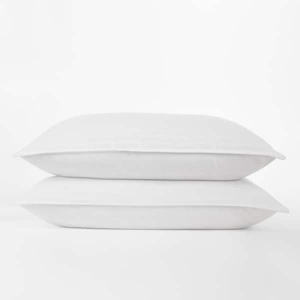 Plush Down Alternative Gel-Fiber Queen Pillows (2-Pack)