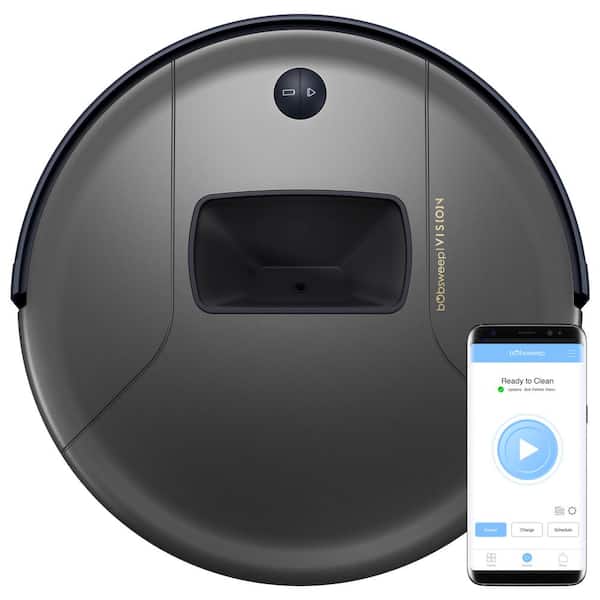 bObsweep PetHair Vision Wi-Fi Connected Robot Vacuum Cleaner, Space