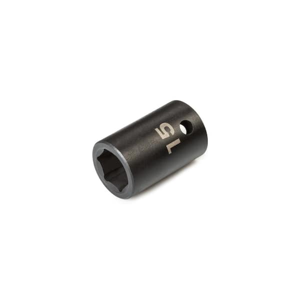 TEKTON 1/2 in. Drive x 15 mm 6-Point Impact Socket