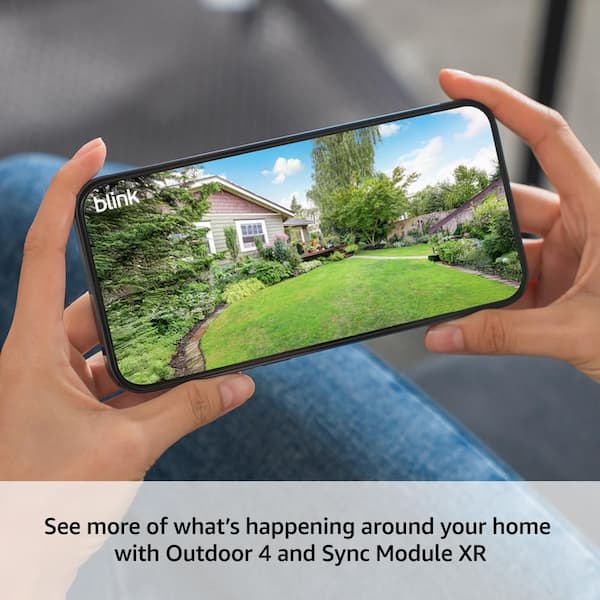 Blink Wireless Video Doorbell (HD View, 2-Way Talk) and 6-Cam