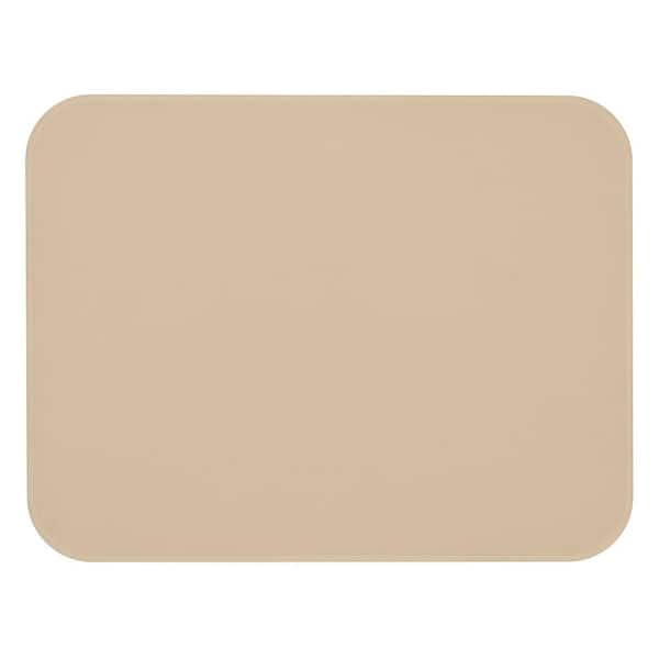 15 Inch Rectangular Cordierite Pizza Stone Beige Baking Stone with Thermal Shock Resistance for Oven or Grill