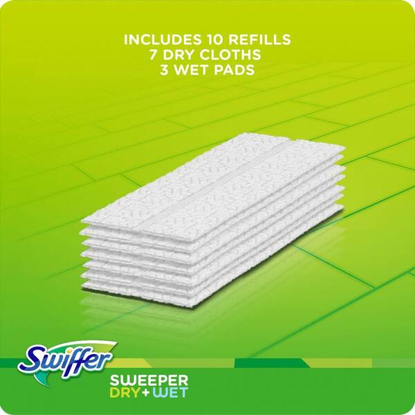 Swiffer® Sweeper 49947 Wet / Dry Mop Starter Kit with 14 Dry / 5