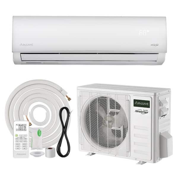 18000BTU Mini Split Air Conditioner Ductless Inverter Heat Pump, Min Split AC/Heating System, 208-230V 17SEER2, White
