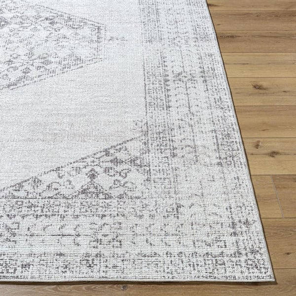 Our PNW Home Olympic Off-White Traditional 3 ft. x 7 ft. Indoor Area Rug