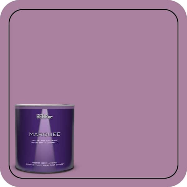 BEHR MARQUEE 1 qt. #M110-5 Amazonian Orchid One-Coat Hide Eggshell Enamel Interior Paint & Primer