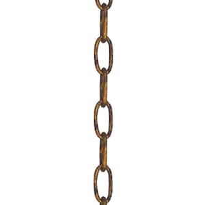 Hand Applied Venetian Golden Bronze Standard Decorative Chain