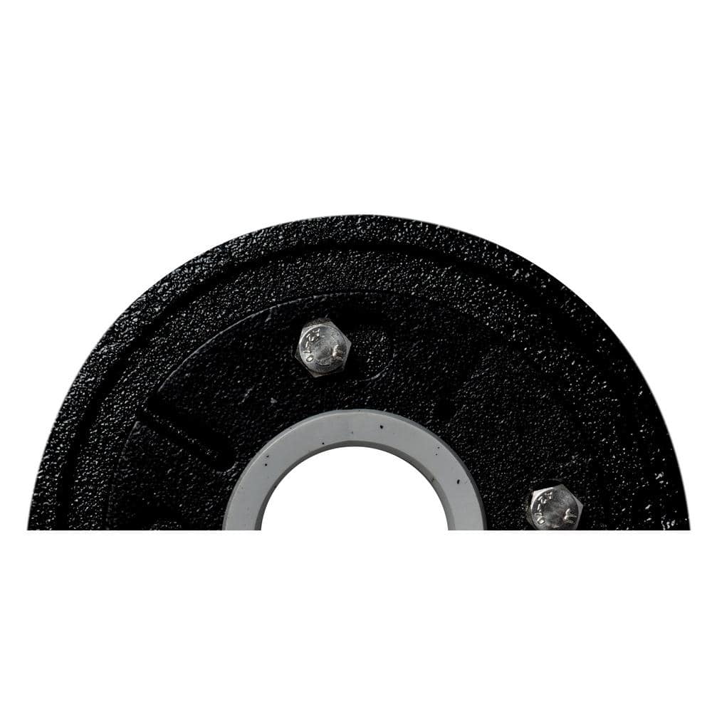 6.63'' Black Cast Iron Shower Drain Base