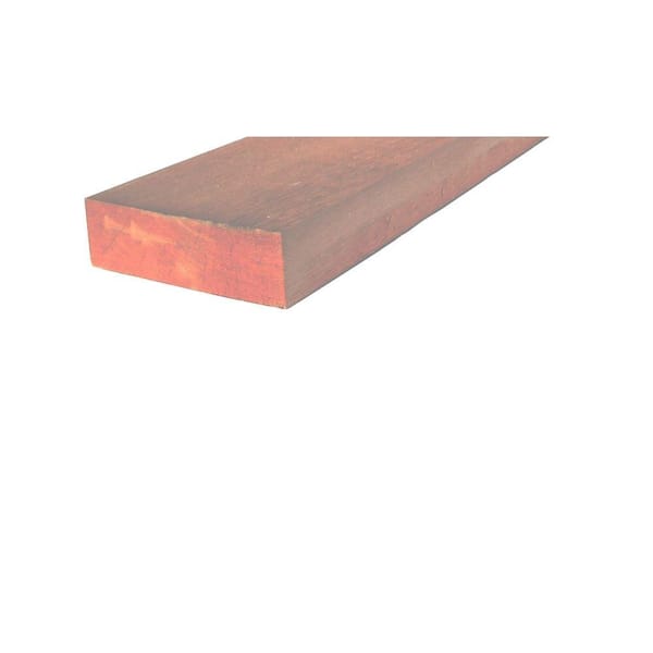 Rustic Cedar Rails 2 in. x 6 in. x 12 ft. Western Red Cedar Pre-Stained Rail LSRBRCL220612 ...