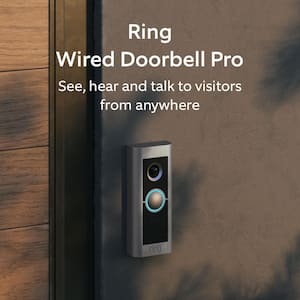 Wired Doorbell Pro - Smart WiFi Video Doorbell Cam with Head-to-Toe HD Video, Bird's Eye View, and 3D Motion Detection