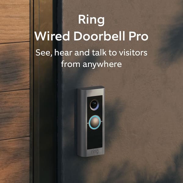 Wired Doorbell Pro - Smart WiFi Video Doorbell Cam with Head-to-Toe HD Video, Bird's Eye View, and 3D Motion Detection