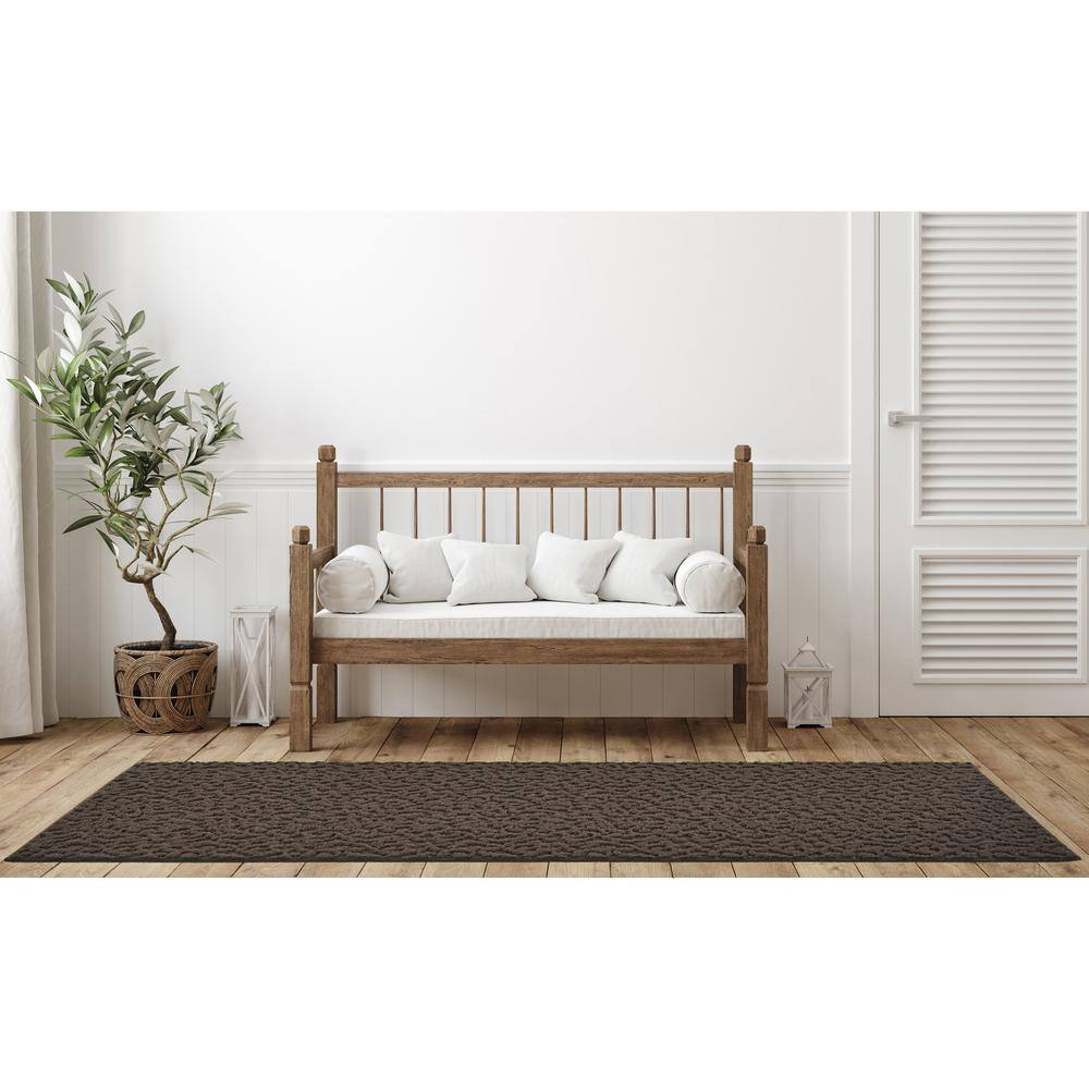 Ivy Chocolate 3 ft. x 12 ft. Runner Rug - thumbnail 7