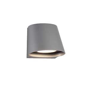 Mod 6 in. 3000K Graphite Integrated LED Outdoor Wall Sconce