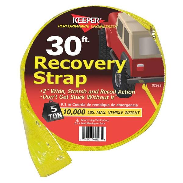 Keeper 30 ft. x 2 in. x 20,000 lbs. Vehicle Recovery Strap