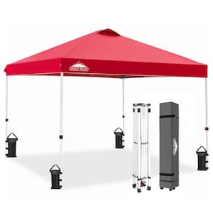 10 ft. x 10 ft. Pop Up Canopy Tent Instant Outdoor Canopy