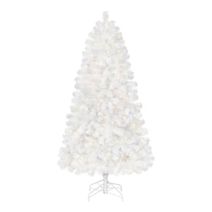 5 ft. Pre-Lit LED Coastal Spruce Artificial Christmas Tree