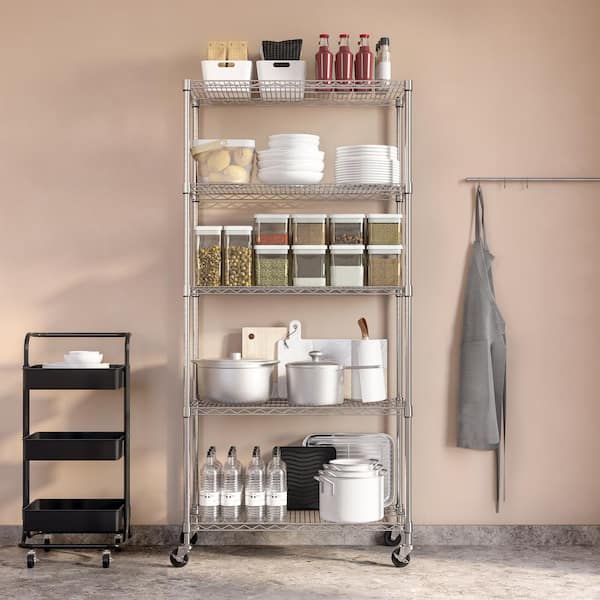 Seville Classics UltraDurable 5-Tier Commercial NSF