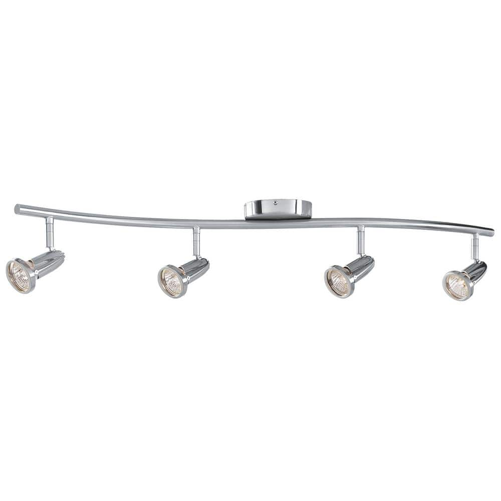 Access Lighting Cobra 4-Light Brushed Steel Spotlight Flushmount 52204 ...