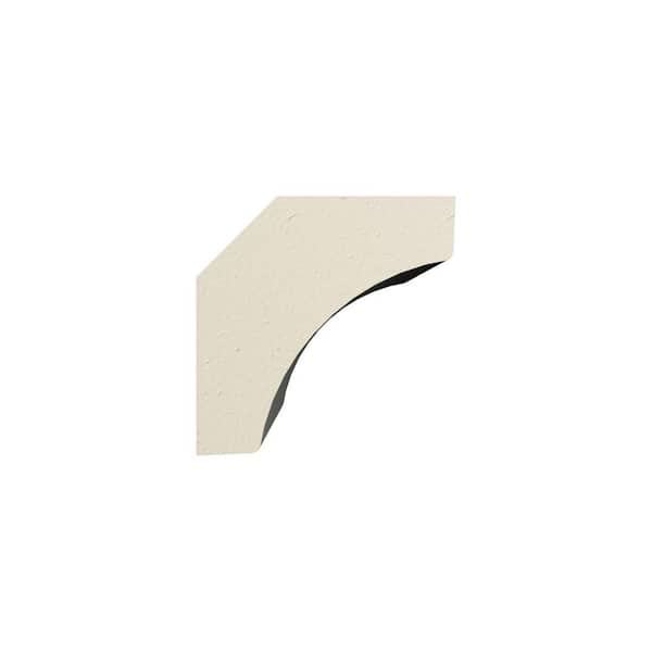 Ekena Millwork Finley 0.625 in. D x 1 in. W x 96 in. L Polyurethane Crown Moulding