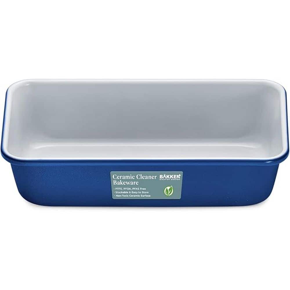BakkenMaster 1-Piece Premium Loaf Pan 1 lb-Aluminum, Ceramic Non-stick ...