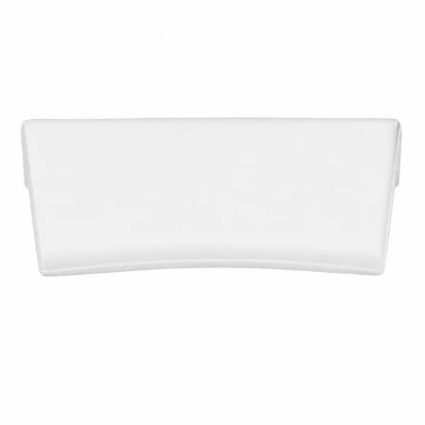 PU Wave Bath Pillow for Head and Neck Support, Waterproof Tub Pillow, 11.59 in. x 5.70 in., White Pillows