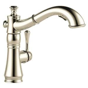 Cassidy Single-Handle Pull-Out Sprayer Kitchen Faucet In Polished Nickel
