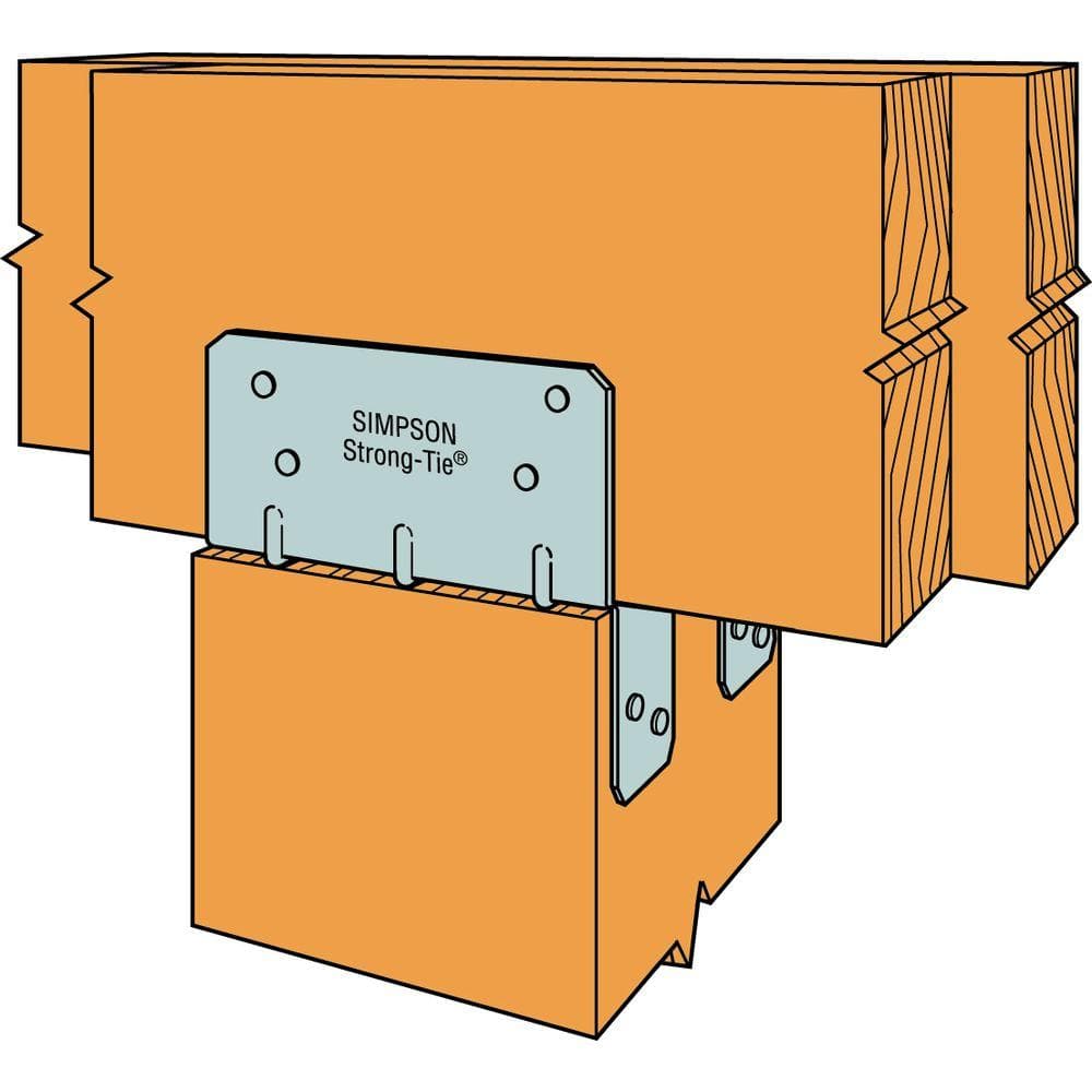 Buy LPC ZMAX Galvanized Adjustable Post Cap for 6x Nominal Lumber