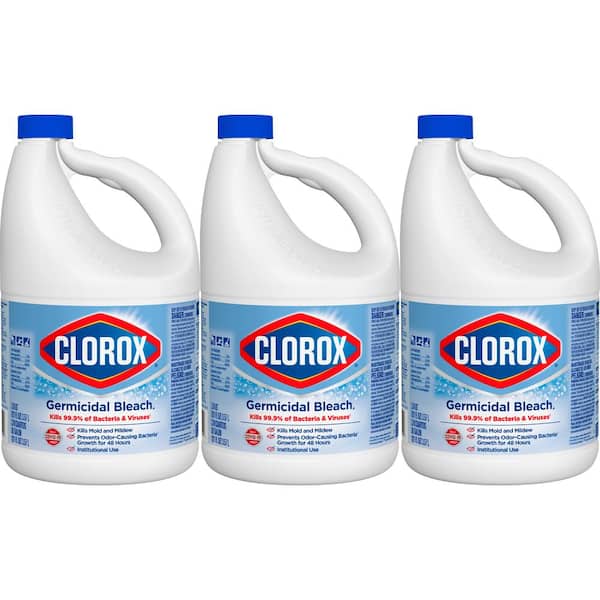 Clorox 121 oz. Concentrated Germicidal Disinfecting Bleach Cleaner (3-Pack)