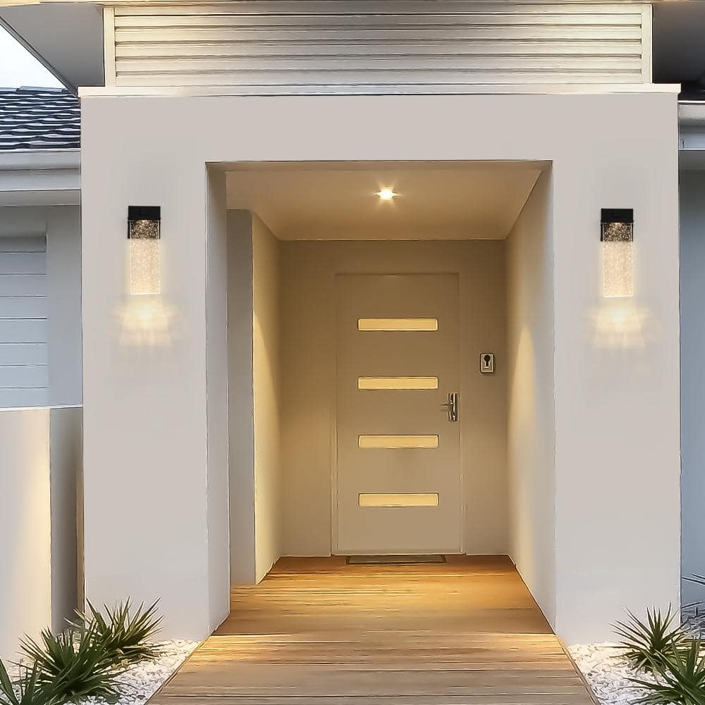 4.5in 2-Light Waterproof Transparent LED Crystal Wall Lamp for Outdoor price history on PriceWatchPro