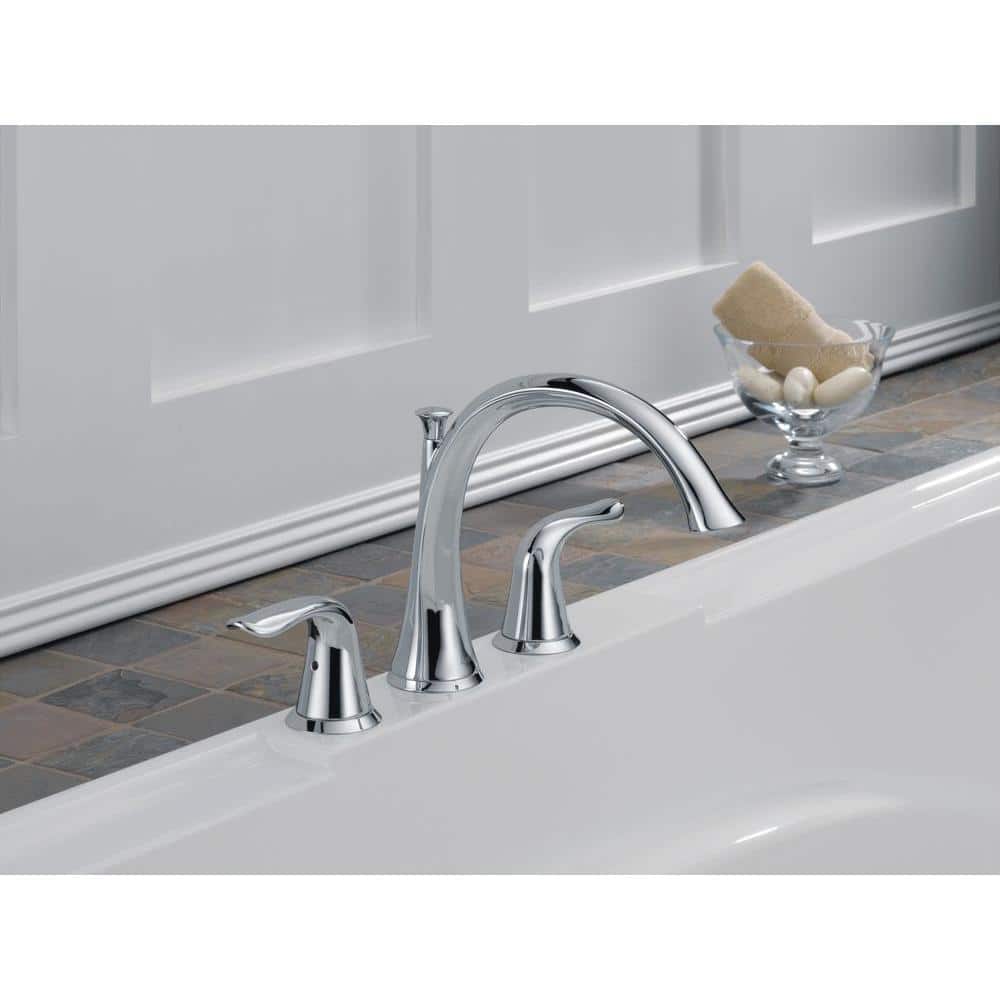 Lahara Double Handle Deck Mounted Roman Tub Faucet Trim