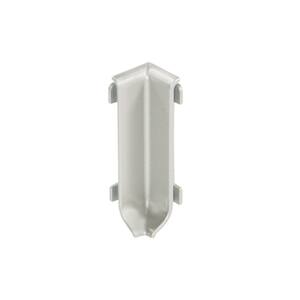 Designbase-SL Matte White Aluminum 2-3/8 in. x 1 in. Metal 90-Degree Inside Corner