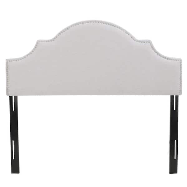 Noble House Nora Light Grey Queen Headboard