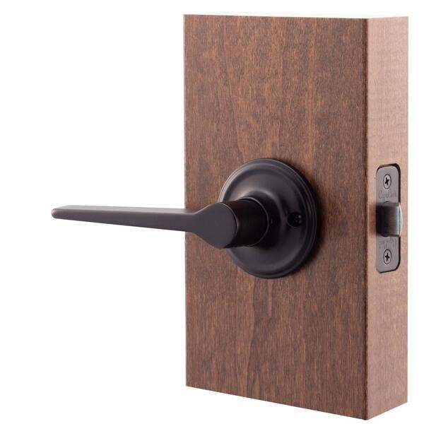 Copper Creek Contemporary Zane Black Hall/Closet Door Lever