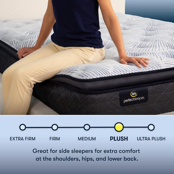 Perfect Sleeper Nurture Night Queen Plush Pillow Top 14.5 in. Mattress
