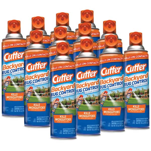 Cutter 16 oz. Backyard Bug Control Outdoor Fogger(12-Pack)