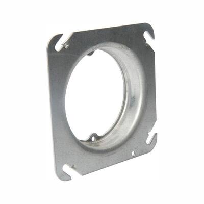 Steel City 4 in. Metal 5.8 cu. in. Square Pre-Galvanized Mud Ring - 1 ...