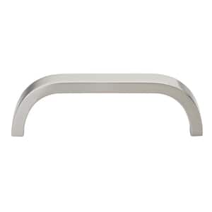 3-3/4 in. (96 mm ) Center-to-Center Satin Nickel Flat Bar Pull (10-Pack )