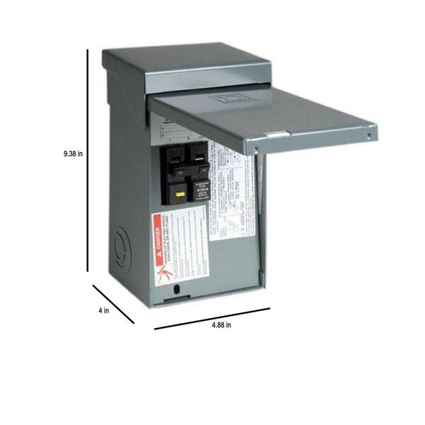 Square D By Schneider Electric QO 100-Amp Double-Pole Circuit Breaker – QO2100CP