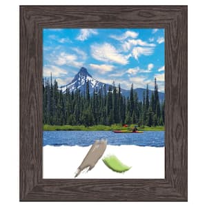Bridge Black Wood Picture Frame Opening Size 18x22 in.