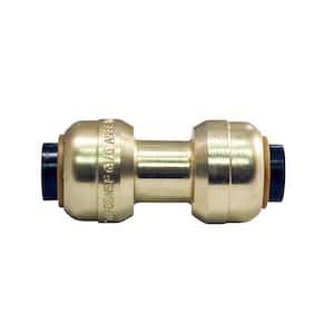1/4 in. Brass Push-To-Connect Coupling