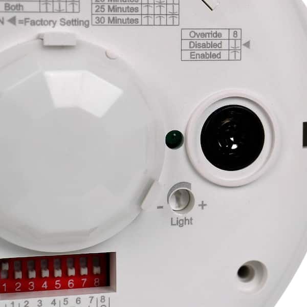 Watt Stopper CX-100-4 PIR Ceiling Wall Occupancy Sensor 24V 50 Linear Feet Range, White
