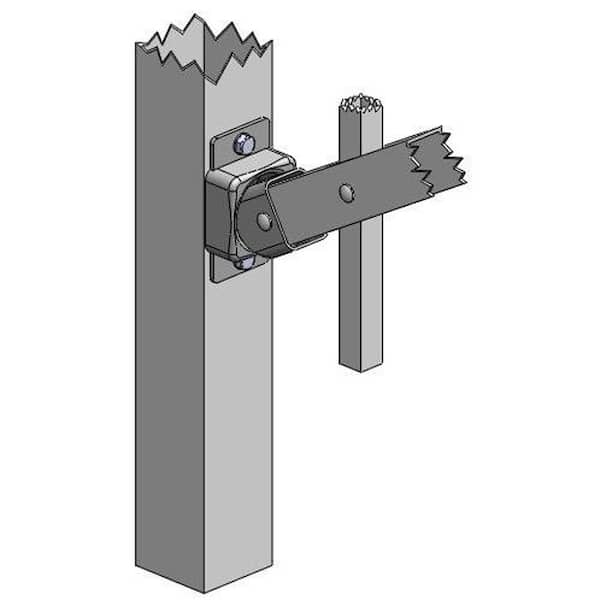 US Door and Fence Black Steel Deluxe Fence Gate Hardware Kit