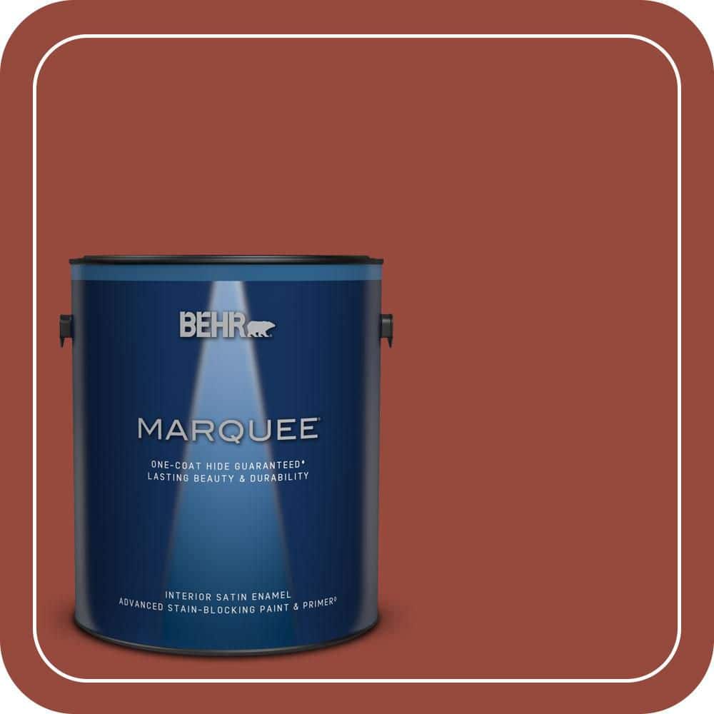 1 gal. #MQ1-24 Smokin Hot One-Coat Hide Satin Enamel Interior Paint & Primer price history on PriceWatchPro